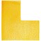 Durable Permanent 'L' Floor Marking Shape, Yellow, Pack of 10