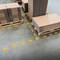 Durable Permanent 'L' Floor Marking Shape, Yellow, Pack of 10