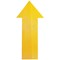 Durable Permanent 'Arrow' Floor Marking Shape, Yellow, Pack of 10
