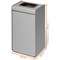 Durable Durasort Food Waste Recycables Collector, 55 Litres, Grey/Brown