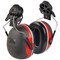 3M Peltor X3P3 Helmet Attachment Ear Defenders, Black & Red 3M Peltor X3P3 Helmet Attachment Ear Defenders, Black & Red