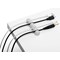 Durable Cavoline Cable Management Cable Clips, Assorted Sizes, Grey, Pack of 7