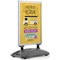 Durable Heavy Base Outdoor Pavement Sign, A1