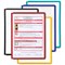 Durable Sherpa A4 Replacement Display Panels, 5 Pack, Green