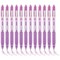 Zebra Z-Grip Retractable Ballpoint Violet Pack of 12