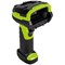 Zebra DS3608-ER 2D ER Handheld Scanner, Multi-Interface, Black/Green
