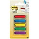 Post-it Index Arrows Portable Pack, Assorted Standard Colours, Pack of 100