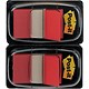 Post-it Index Tabs Dispenser with Red Tabs (Pack of 2) 680-RDEU