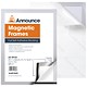 Announce Magnetic Frame A3 Silver (Pack of 2)