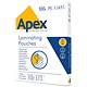 Fellowes Apex A4 Laminating Pouches, 150 Microns, Glossy, Pack of 100