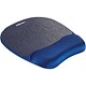 Fellowes Memory Foam Mouse Pad Wrist Support Sapphire Blue