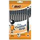 Bic BU3 Grip Retractable Ballpoint Pen, Black, Pack of 10