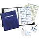 Durable Leather Look Visitors Book - 100 Badge Inserts