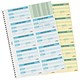 Durable Visitors Book Refill of 100 Badge Inserts