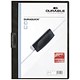 Durable A4 Duraquick Clip Folders, Black, Pack of 20