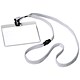 Durable Name Badges with Necklace & Safety Closure, 440mm, Grey, Pack of 10