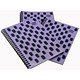 Europa Splash Notebooks, A5, Ruled & Perforated, 160 Pages, Purple, Pack of 3