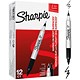 Sharpie Twin Tip Permanent Marker, Black, Pack of 12