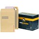 New Guardian C4 Board-backed Envelopes, Window, 130gsm, Peel & Seal, Manilla, Pack of 125