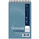 Cambridge Headbound Wirebound Notebook, 200x125mm, Ruled, 160 Pages, Blue, Pack of 10