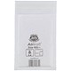 Jiffy Airkraft No.000 Bubble-lined Postal Bags, 90x145mm, Peel & Seal, White, Pack of 150