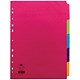 Concord Contrast File Dividers, 5-Part, A4, Assorted