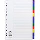 Concord Plastic Subject Dividers, 12-Part, A4, Assorted