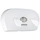Kimberley Clark Aquarius Mini Twin Centrefeed Toilet Tissue Dispenser, White