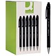 Q-Connect Lamda Ballpoint Pen, Black, Pack of 12