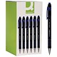 Q-Connect Lamda Ballpoint Pen, Blue, Pack of 12