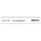 Q-Connect Clear 150mm/15cm/6inch Ruler