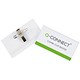 Q-Connect Combination Badge, 90x54mm, Pack 50