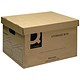 Q-Connect Brown Storage Box, Brown, Pack of 10