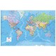 Map Marketing World Map 3D Effect Giant Unframed 315 Miles to 1 inch Scale W1840xH1200mm