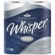 Whisper Silver Toilet Roll 2-Ply 4x10 (Pack of 40)