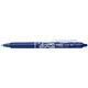 Pilot FriXion Clicker Rollerball Pen, Retractable, Erasable, 0.7mm Tip, 0.35mm Line, Blue, Pack of 12