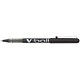 Pilot VB5 Rollerball Pen, 0.5mm Tip, 0.3mm Line, Black, Pack of 12
