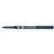 Pilot V5 Rollerball Pen, Needle Tip 0.5mm, Line 0.3mm, Black, Pack of 12