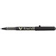 Pilot VB7 Rollerball Pen, 0.7mm Tip, 0.4mm Line, Black, Pack of 12