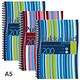 Pukka Pad Jotta Wirebound Notebook, A5, Ruled & Perforated, 200 Pages, Assorted Colours, Pack of 3