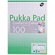 Pukka Pad Comfort in Colour Refill Pad, A4, Ruled, 100 Pages, Green, Pack of 6