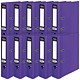 Pukka A4 Lever Arch Files, 75mm Spine, Board, Purple, Pack of 10