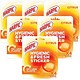 Harpic Hygienic Fresh Sticker Adhesive Toilet Block, Citrus, 6 Packs of 4 Tabs