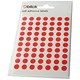 Blick Coloured Labels in Bags Round 8mm Dia 490 Per Bag Red (Pack of 9800) RS003250