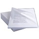 Rexel Anti Slip Cut Flush Folders, High Grip, Clear, Pack of 25