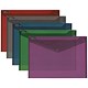 Snopake A4 Polyfile Fusion Wallet, Assorted, Pack of 5