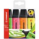 Stabilo Boss Highlighters, Assorted Colours, Wallet of 4