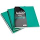 Silvine Luxpad Wirebound Notebook, A4, Ruled & Perforated, 200 Pages, Green, Pack of 6
