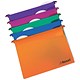 Rexel MultiFiles Extra Suspension Files, Square Base, 30mm Capacity, Foolscap, Assorted, Pack of 10