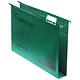 Rexel CrystalFiles Classic Suspension Files, Square Base, 30mm Capacity, Foolscap, Green, Pack of 50